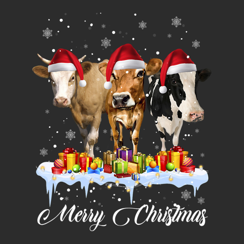 Cow Christmas Lights Tree Sweater Stocking Ornamen Exclusive T-shirt | Artistshot