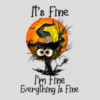 It's Fine I'm Fine Everything Is Fine Black Cat Ha Men's Polo Shirt | Artistshot