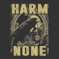 Harm None Wiccan T Shirt. Pagan Shirt With Raven F Baby Bodysuit | Artistshot