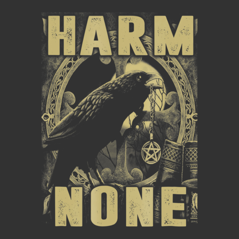 Harm None Wiccan T Shirt. Pagan Shirt With Raven F Baby Bodysuit by calguaa | Artistshot