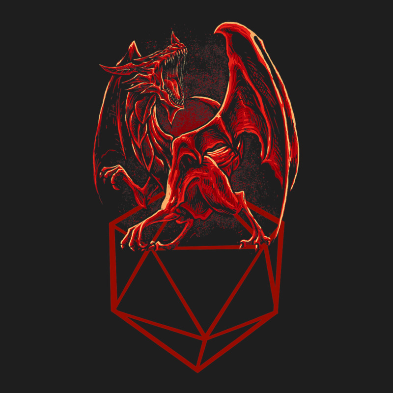 Dragon Dice W20 Rpg Table Top Geometry Role Player Classic T-shirt by kerrmanthez | Artistshot