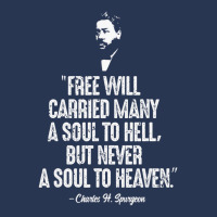 Free Will Carried Many To Hell Charles Spurgeon Qu Men Denim Jacket | Artistshot