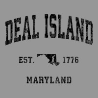 Deal Island Maryland Md Vintage Athletic Black Spo Women's V-neck T-shirt | Artistshot