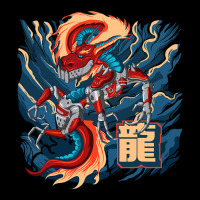 Cyborg Dragon Japanese Cyber Punk Cyber Aesthetic Maternity Scoop Neck T-shirt | Artistshot