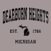 Dearborn Heights Michigan Mi Vintage Athletic Blac Vintage Hoodie | Artistshot