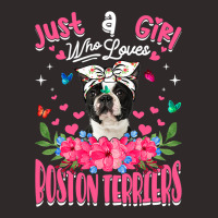 Cute Dog Lover Just A Girl Who Loves Boston Terrie Racerback Tank | Artistshot