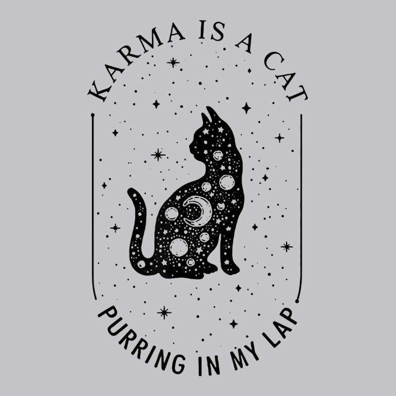 Karma Is A Cat Purring In My Lap T Shirt Baby Bodysuit | Artistshot