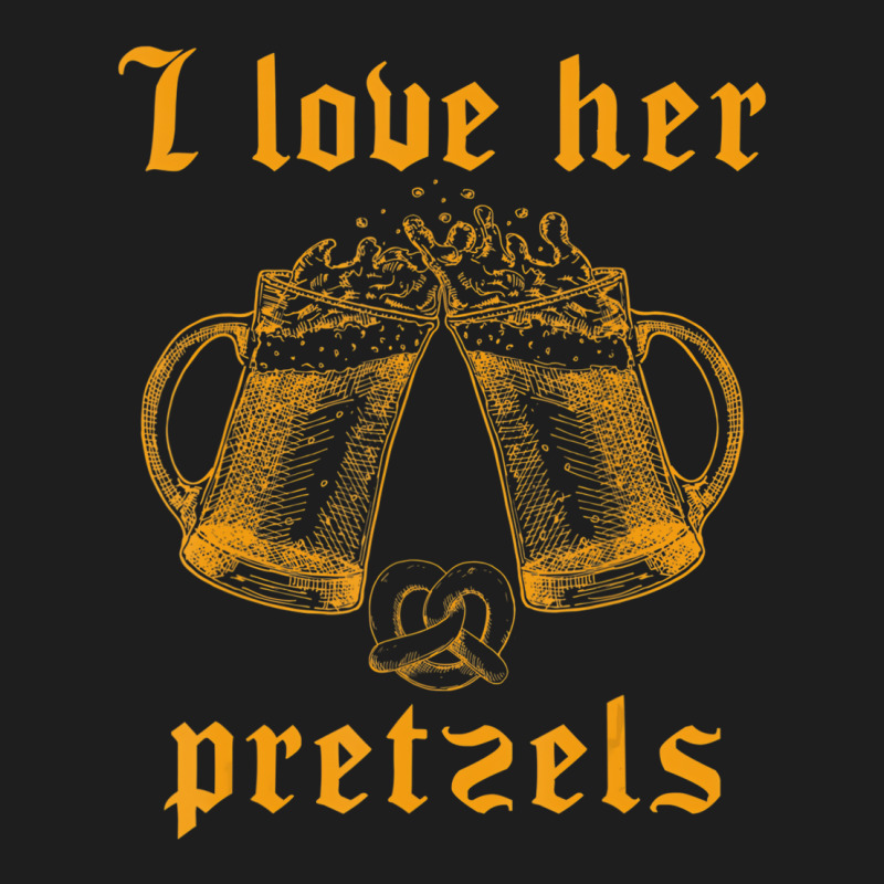 Mens I Love Her Pretzels Oktoberfest Couple Matchi Classic T-shirt | Artistshot