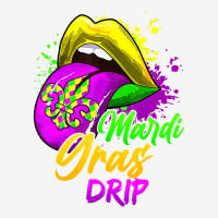 Mardi Gras Dripping Lips Funny Mardi Gras Drip Col Graphic Youth T-shirt | Artistshot