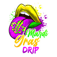 Mardi Gras Dripping Lips Funny Mardi Gras Drip Col Youth Tee | Artistshot