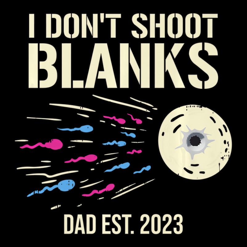 Mens I Don't Shoot Blanks Gender Reveal Baby Showe Graphic T-shirt | Artistshot