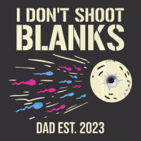 Mens I Don't Shoot Blanks Gender Reveal Baby Showe Vintage Hoodie And Short Set | Artistshot