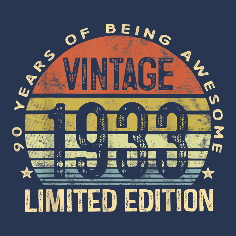 Vintage 1933 Limited Edition 90 Year Old Gifts 90t Ladies Denim Jacket by abele | Artistshot