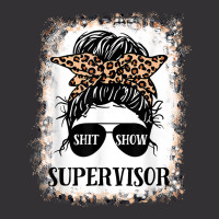 Shit Show Supervisor Tee Women Casual Messy Bun Bl Vintage Hoodie And Short Set | Artistshot