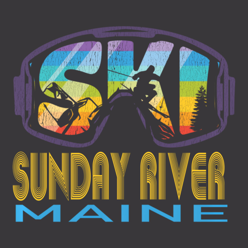 Ski Sunday River Maine Skiing Vacation Pullover Ho Ladies Curvy T-Shirt by ervanm | Artistshot