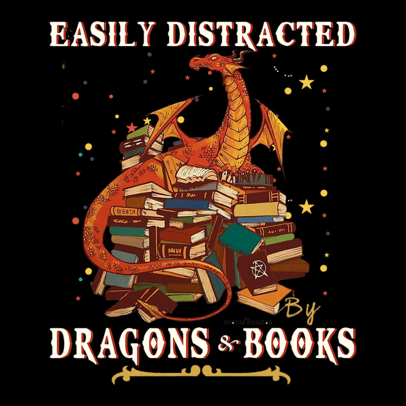 Books Dragon Shirt Easily Distracted By Dragon And Pocket T-Shirt by spreesgomez | Artistshot