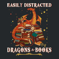 Books Dragon Shirt Easily Distracted By Dragon And Crewneck Sweatshirt | Artistshot