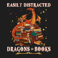 Books Dragon Shirt Easily Distracted By Dragon And Classic T-shirt | Artistshot