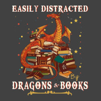 Books Dragon Shirt Easily Distracted By Dragon And Vintage T-shirt | Artistshot