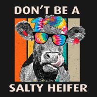 Dont Be A Salty Heifer Cow Whisperer Cow Farming F Flannel Shirt | Artistshot