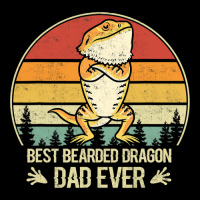 Mens Best Bearded Dragon Dad Ever Vintage Retro Adjustable Cap | Artistshot