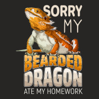 Sorry My Bearded Dragon Ate My Homework Teacher St Ladies Fitted T-shirt | Artistshot