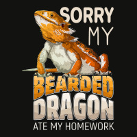 Sorry My Bearded Dragon Ate My Homework Teacher St Scorecard Crop Tee | Artistshot