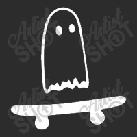 Ghost Skateboard Lazy Halloween Exclusive T-shirt | Artistshot