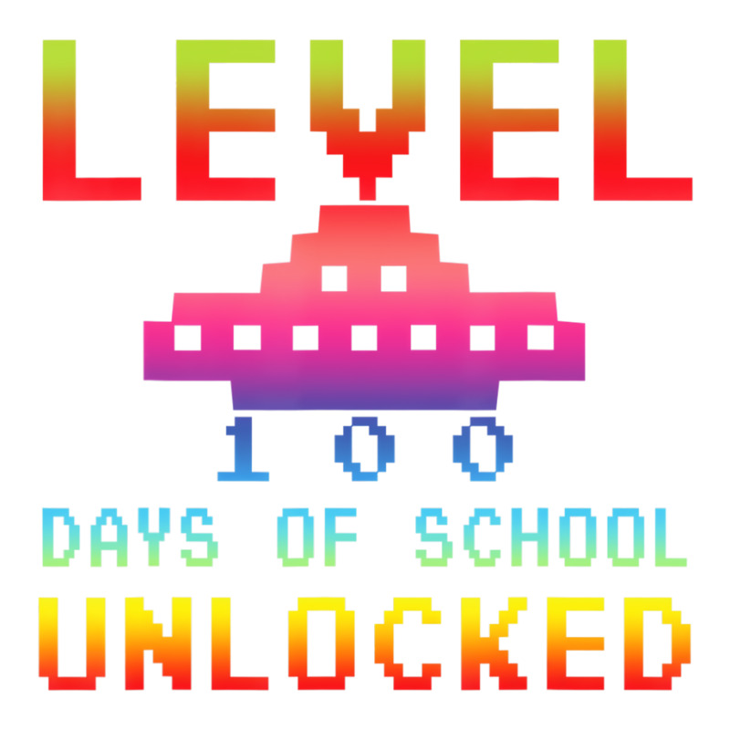 Level 100 Days Of School Unlocked Gamer Watercolor Stainless Steel Water Bottle | Artistshot