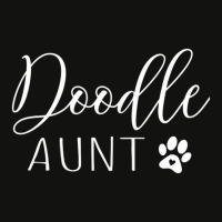 Womens Doodle Aunt Dog Auntie Gift Golden Goldendo Scorecard Crop Tee | Artistshot