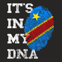 It's In My Dna Congolese Genetic Congo Pride Afric Ladies Fitted T-shirt | Artistshot