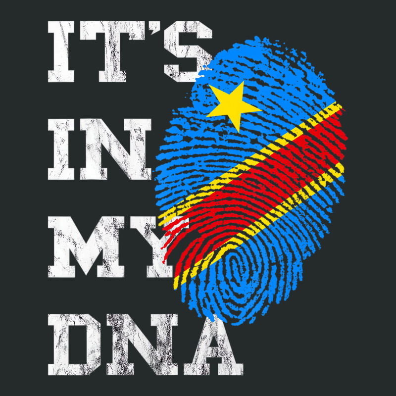 It's In My Dna Congolese Genetic Congo Pride Afric Women's Triblend Scoop T-shirt by krumsiek | Artistshot