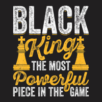 Black King The Most Powerful Piece In The Game Men T-shirt | Artistshot