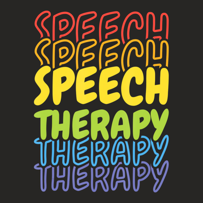 Speech Therapy, Language Pathologist Therapy T Shi Ladies Fitted T-Shirt by ervanm | Artistshot