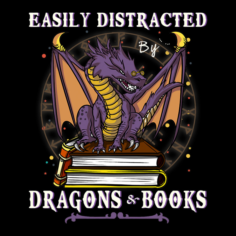 Dragon Book Shirt Easily Distracted By Dragon And  Cropped Sweater by kerrmanthez | Artistshot