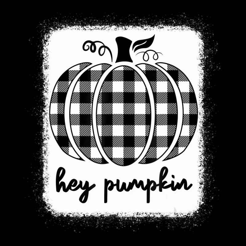 Fall Black And White Plaid Hey Pumpkin T Shirt Pocket T-Shirt by gabuya | Artistshot