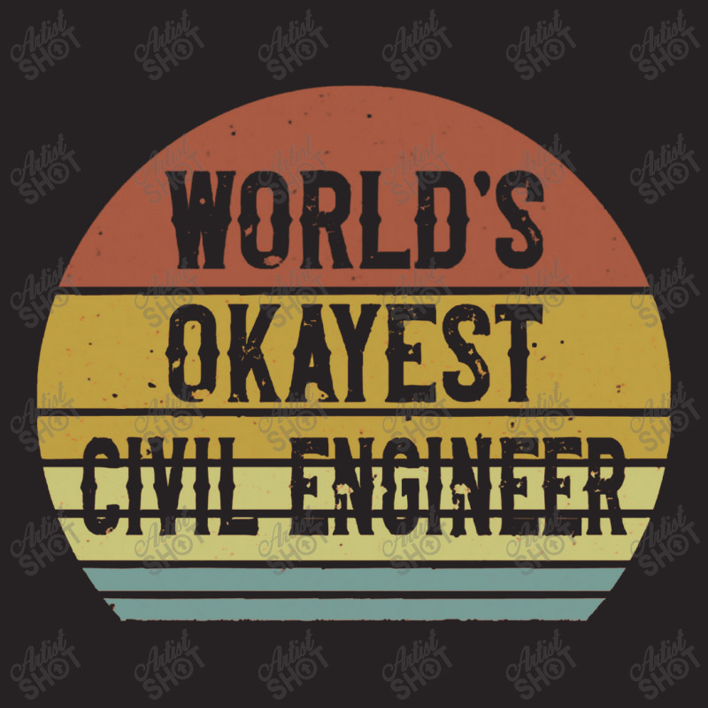 Civil Engineers  World's Okayest Civil Engi Vintage Cap by kolamaira | Artistshot