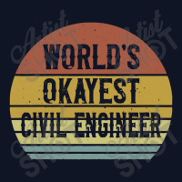 Civil Engineers  World's Okayest Civil Engi Printed Hat | Artistshot