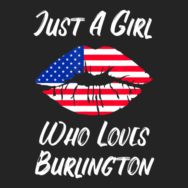 Lips Mouth Love American Flag Burlington T Shirt 3/4 Sleeve Shirt | Artistshot