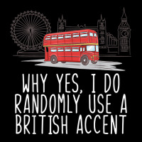 Humorous England British Accent T Shirt Women's V-neck T-shirt | Artistshot