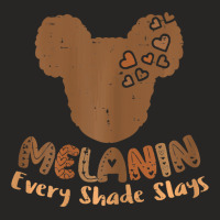 Melanin Every Shade Slays Black History African Wo Ladies Fitted T-shirt | Artistshot