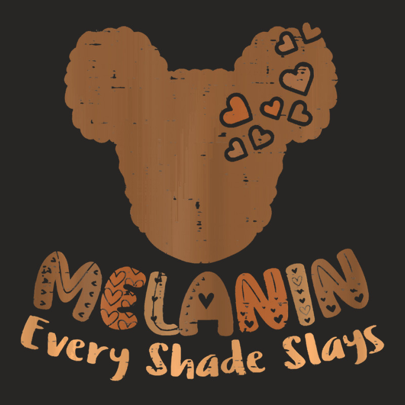 Melanin Every Shade Slays Black History African Wo Ladies Fitted T-Shirt by togniuck | Artistshot