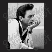 Johnny Cash-thinking T-shirt | Artistshot