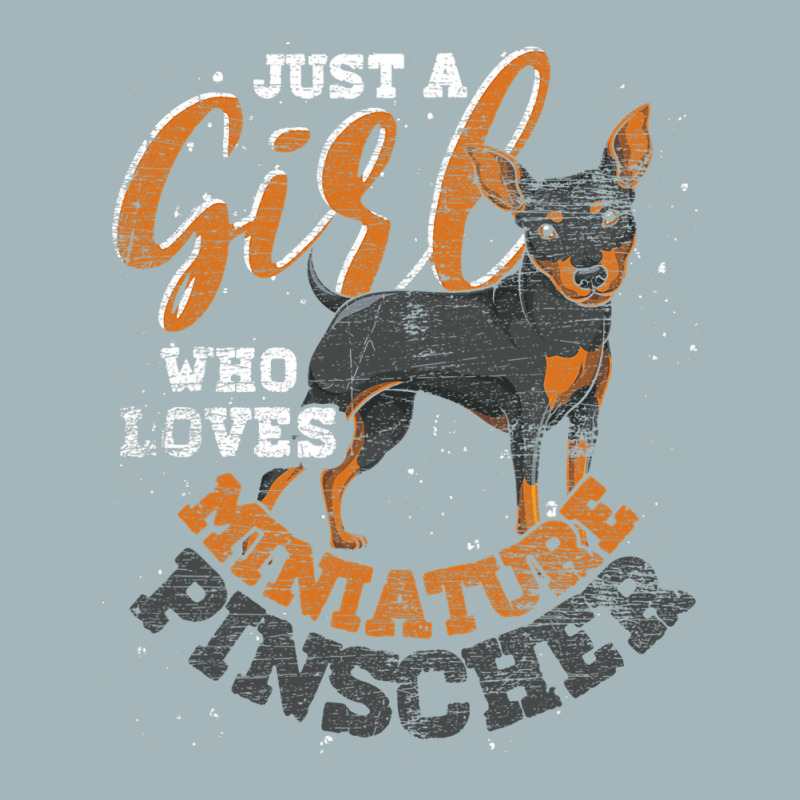 Just A Girl Who Loves Miniature Pinscher Dog Min P Unisex Sherpa-Lined Denim Jacket by whoretacarpal | Artistshot