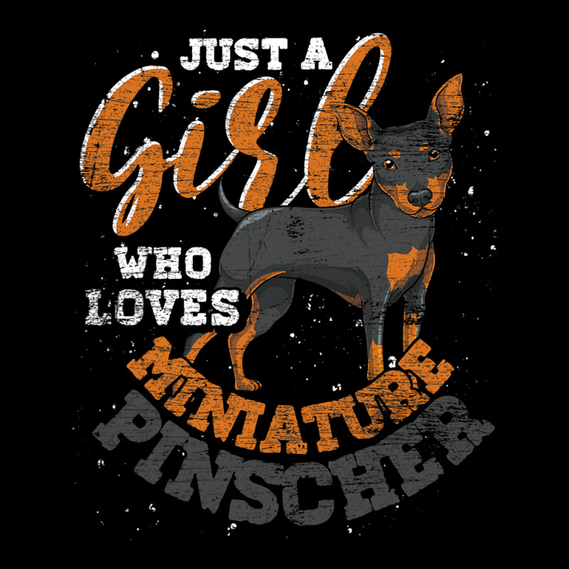 Just A Girl Who Loves Miniature Pinscher Dog Min P Men's Long Sleeve Pajama Set by whoretacarpal | Artistshot