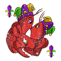 Jester Crawfish Couple Kissing Mardi Gras Carnival Crewneck Sweatshirt | Artistshot