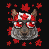 Canadian Squirrel Patriotic Canada Flag Maple Leaf Crop Top | Artistshot