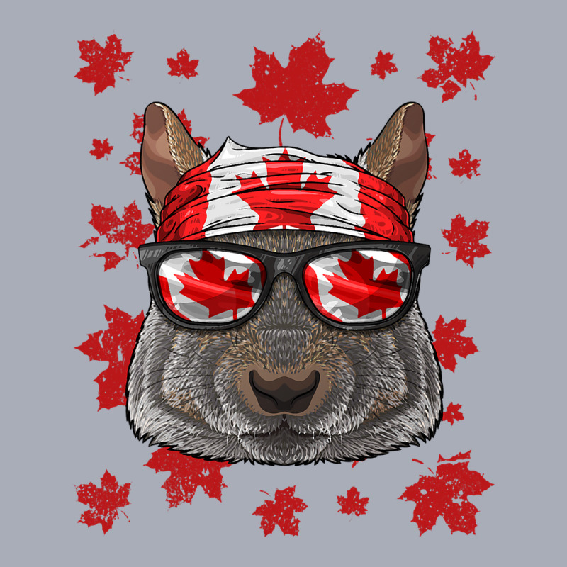 Canadian Squirrel Patriotic Canada Flag Maple Leaf Tank Dress by kerrmanthez | Artistshot