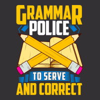 Grammar Police! To Serve And Correct! Vintage Hoodie | Artistshot