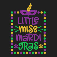 Little Miss Mardi Gras   Cute Girls Mardi Gras Gif Ladies Polo Shirt | Artistshot